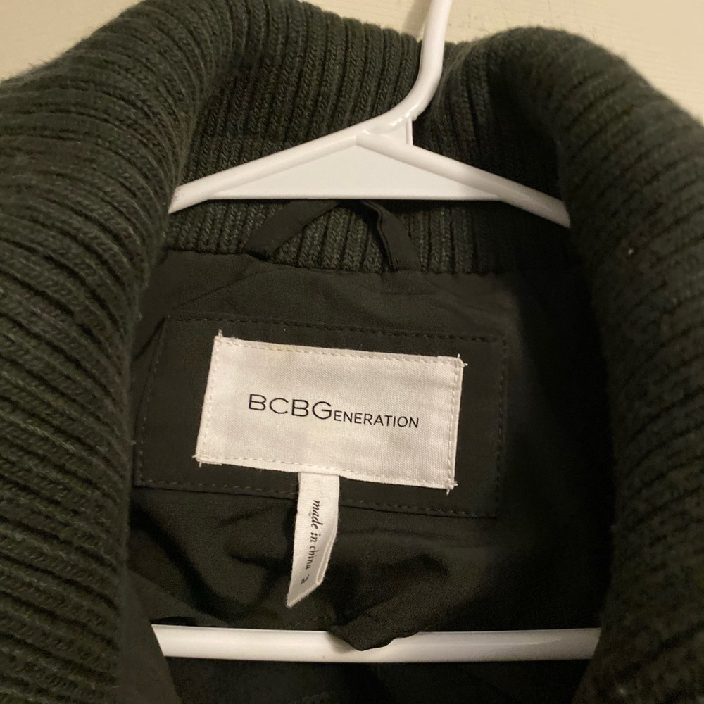 Bcbgeneration Olive Utility Jacket With Belt - image 5